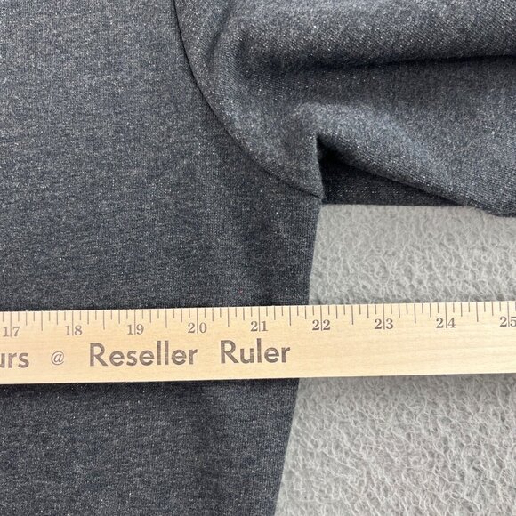 Revtown 1/4 Zip Sweatshirt Mens Medium Gray Mock Neck Fleece Comfort Minimalist - Picture 15 of 16